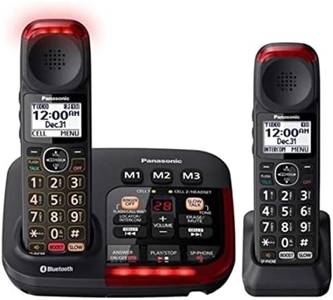 Amazon Panasonic Amplified Cordless Phone With Slow Talk Db