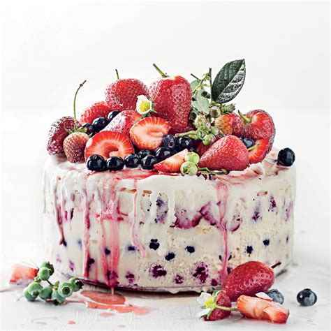 Layered Berry Ice Cream Cake Woolworths Taste