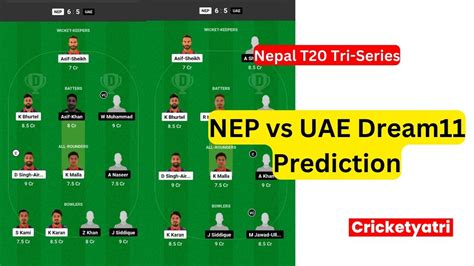 NEP Vs UAE Dream11 Prediction In Hindi Fantasy Cricket Pitch Report