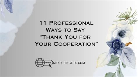 11 Professional Ways To Say Thank You For Your Cooperation