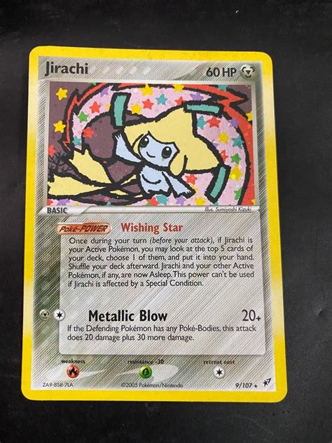 Pokemon Ex Deoxys Jirachi Holo Hobbies Toys Memorabilia