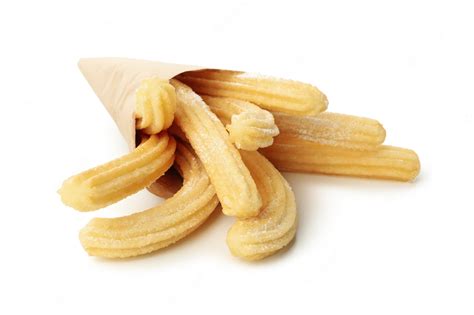 Premium Photo Tasty Sweet Churros On A White Background