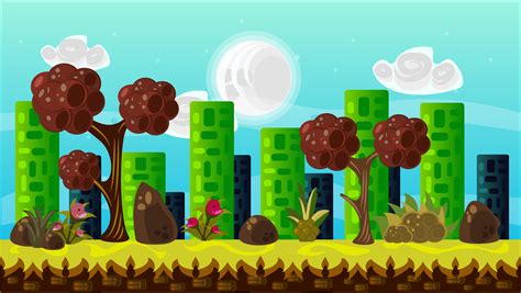 2d Vector Game Background 3 Gamedev Market