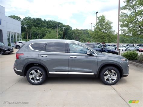 2021 Hampton Gray Hyundai Santa Fe Sel Awd 142067280 Car Color Galleries