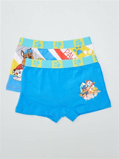 Lot De Boxers Pat Patrouille Bleu Kiabi