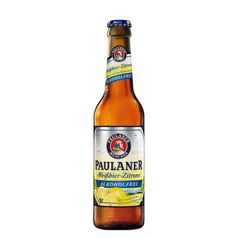 Paulaner Weissbier mit Zitrone Alkoholfrei 24x0 33L Getränkewelt