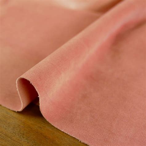 Tissu Velours Ras Rose