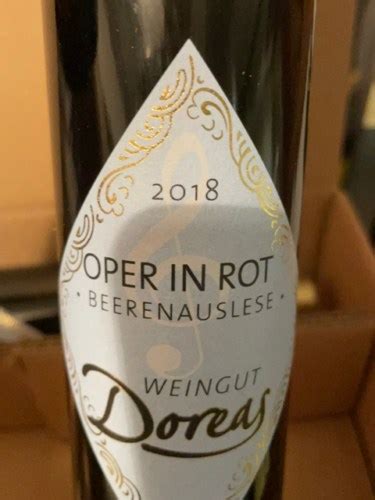 Doreas Oper In Rot Beerenauslese Vivino US