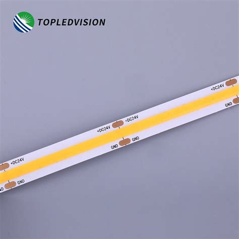 High Bright No Dots Lighting Dc V Leds Flexible Cob Led Strip