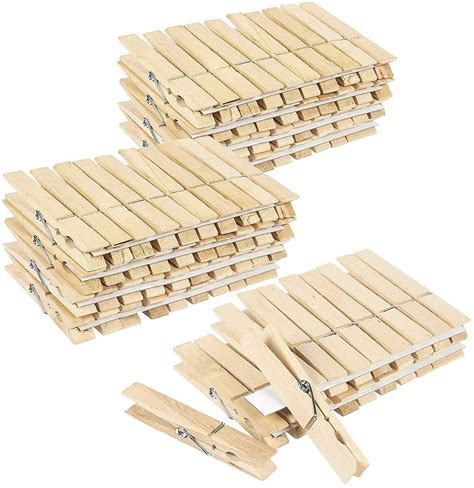 100 Pack Large Wooden Clothespins 4 X 05 Inches Etsy