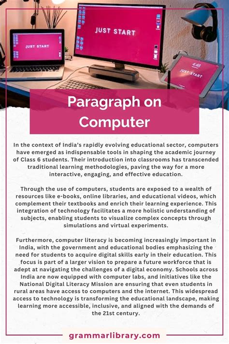 paragraph on Computer - Grammar Library