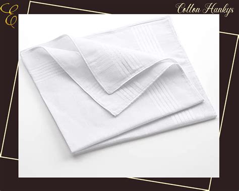 Pack Of 12 Handkerchief Mens Handkerchiefs 100 Cotton Classic Etsy