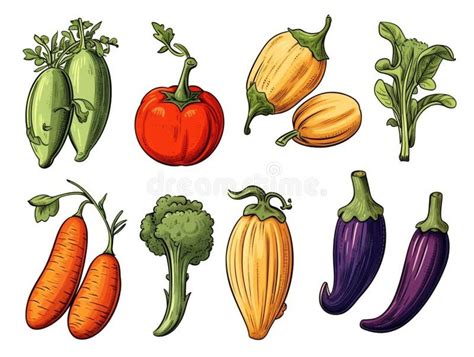 Vegetables Ai Generative Stock Illustration Illustration Of Business 281428534