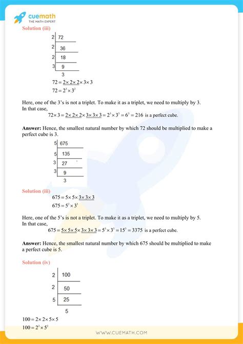 NCERT Solutions Class 8 Maths Chapter 7 Cubes And Cube Roots