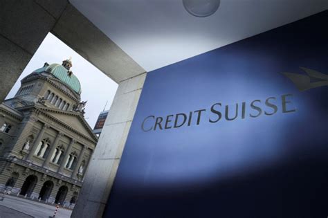 switzerland puts   billion francs  credit suisse rescue
