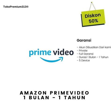 jual amazon prime video  bulan    full garansi  bulan