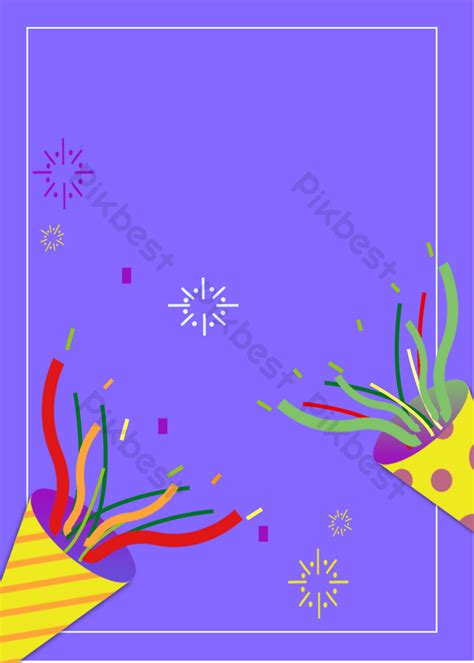 Purple Ribbon Christmas Trumpet Background Psd Free Download Pikbest