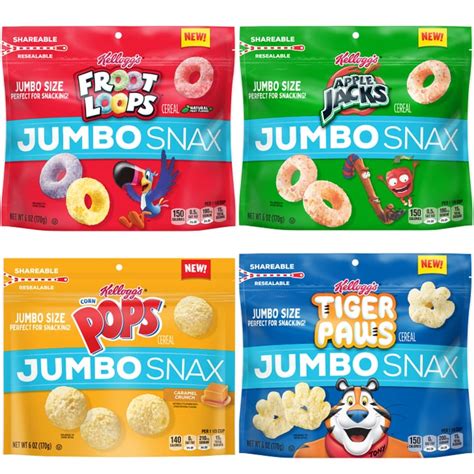 Kelloggs Adds Cinnabon And Smorz Jumbo Snax To Snack Lineup Cooking Panda