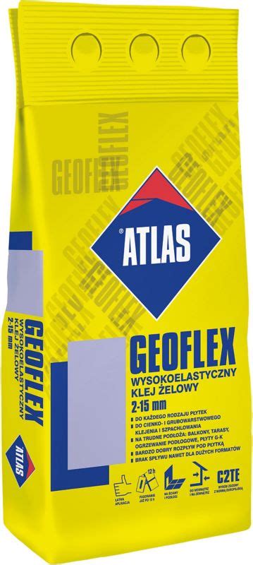 Klej wysokoelastyczny Geoflex C2TE 25 kg Biały Atlas Trops