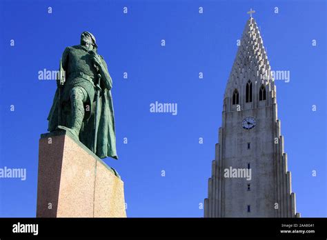 Hallgrimskirkja The Main Church Of Reykjavik And Main City Landmark