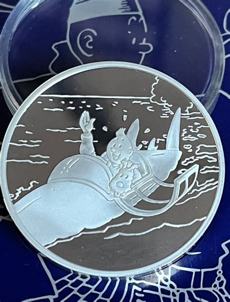 Tintin Médaille en argent Monnaie de Paris Tintin Le Catawiki