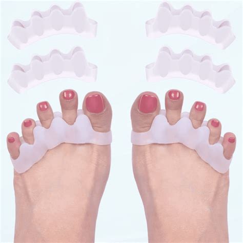 Gel Toe Separator 4 PCS Toe Spacers For Feet Women Men Bunion