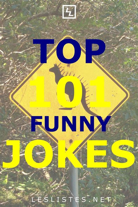 A Yellow Sign That Says Top Corny Jokes