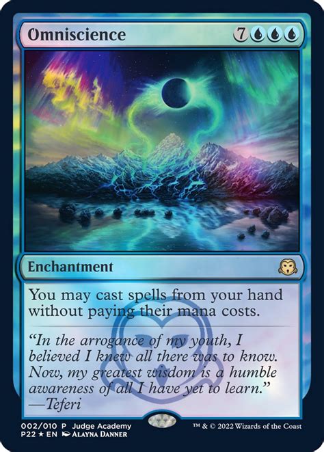 Omniscience Judge Promos Magic The Gathering