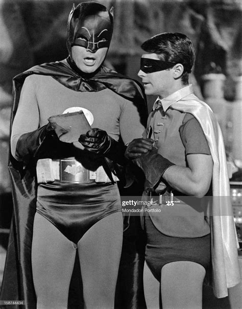 News Photo American Actors Adam West And Burt Ward Wearing Adam