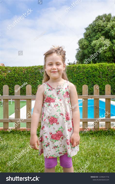 Portrait Four Years Old Blonde Happy Stock Photo Shutterstock