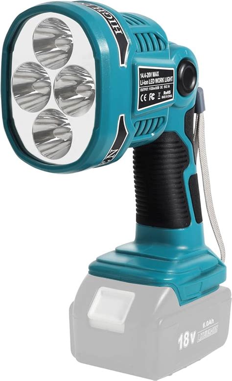 YEX BUR Lampe De Travail LED Pour Batterie Li Ion Rechargeable Makita