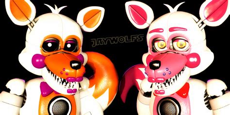 Meet Lolbit And Funtime Foxy Sfm Fnaf By Jaywolfs On Deviantart