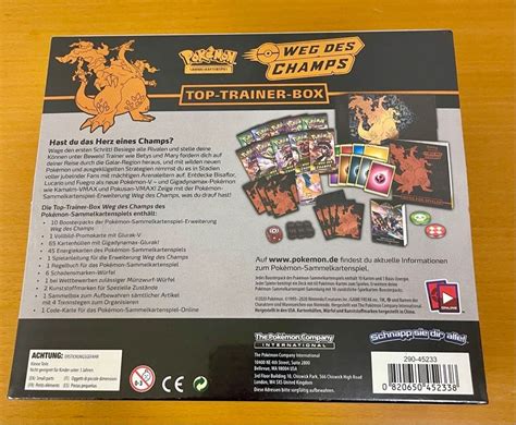 Pokémon Weg des Champs Trainer Box Deutsch Kaufen auf Ricardo