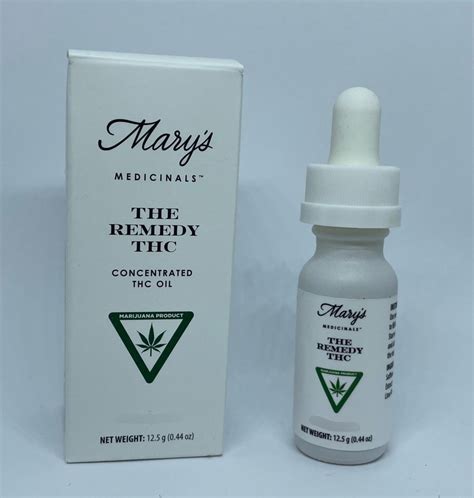 Product Review Mary S The Remedy Tincture Light N Up Cannabis Company