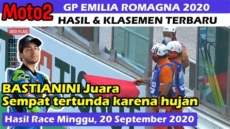 Hasil Race Moto Emilia Romagna Klasemen Sementara Moto