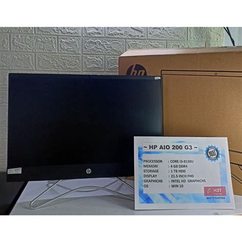 Jual Pc Hp All In One G Intel Core I U Ex Display Toko