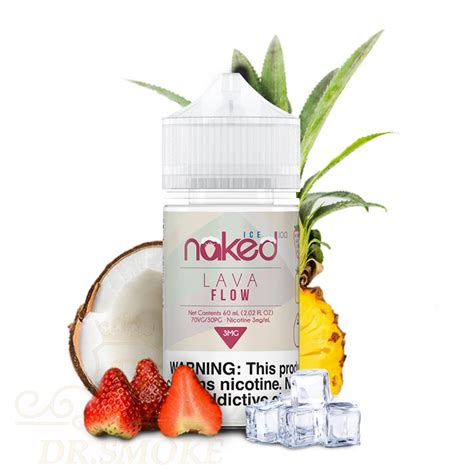 قیمت و خرید جویس نیکد آناناس توت فرنگی نارگیل یخ NAKED LAVA FLOW ICE ML