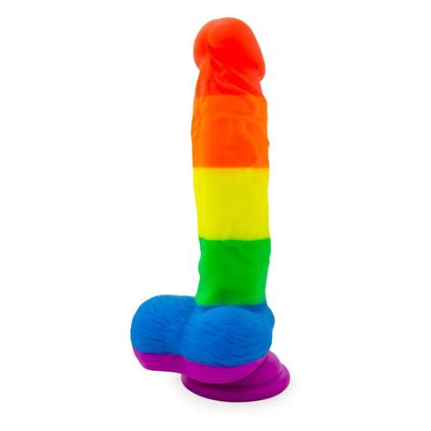 Consolador Realista Pride Con Chupa Sex Shop Sens Tika