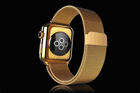 Gold Apple Watch 4 With Milanese Strap Goldgenie International