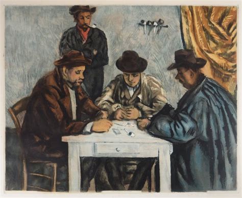 Paul C Zanne Les Joueurs De Cartes Catawiki