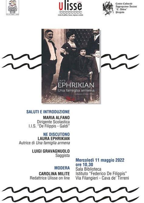 Cava De Tirreni Una Famiglia Armena Il Libro Di Laura Ephrikian