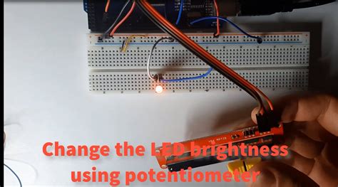 Controlling Led Brightness With A Potentiometer Visuino Visual