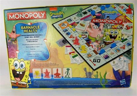 Monopoly - Nickelodeon SpongeBob SquarePants Edition - 100% Complete ...