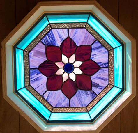 Octagon Stained Glass Window Inserts The Four Styles Included In Our