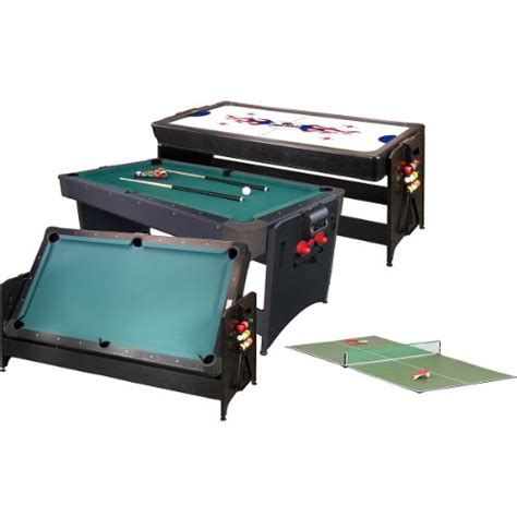 Harvard Air Hockey Tables Gld 3 In 1 Combo Table