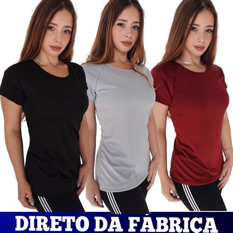 Camiseta Baby Look Dry Fit Feminina Academia Corrida Esporte