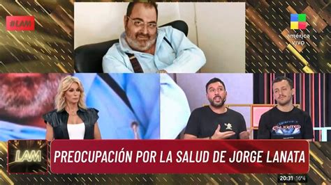 Cómo evoluciona la salud de Jorge Lanata tras haber quedado internado y