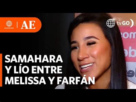 Samahara Lobatón habla de Jefferson Farfán y Melissa Klug América