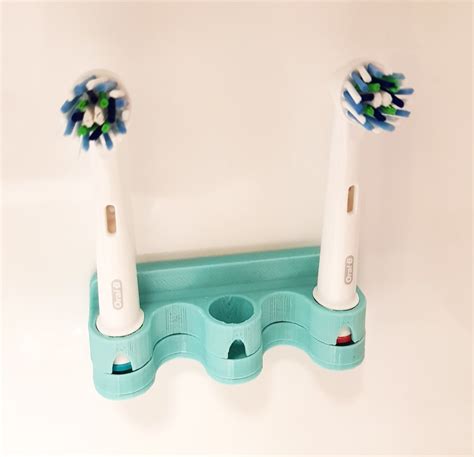 Oral B Toothbrush Holder With Drip Tray By Designshot Download Free Stl Model