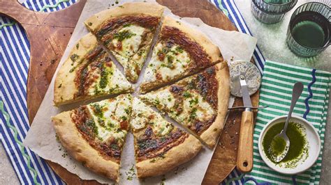 Smoky Aubergine Pizza Recipe Bbc Food